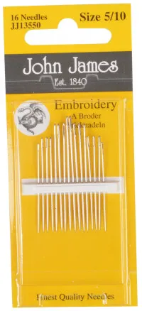 John James Broderinål Str. 5/10 - 16 stk
