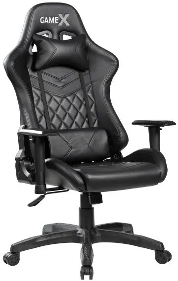 GameX GameX Lopez kunstskinn svart 70x65x134cm