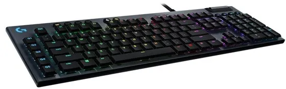 Logitech G915 LIGHTSPEED Wireless GL Clicky - US - Spilltastatur - Amerikansk engelsk - Svart