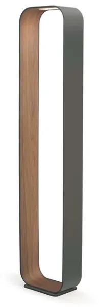 Pablo Contour Gulvlampe Graphite/Valnøt