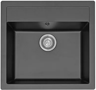 Franke Tectonite kjøkkenvask, 560x530 mm, metallisk grafitt