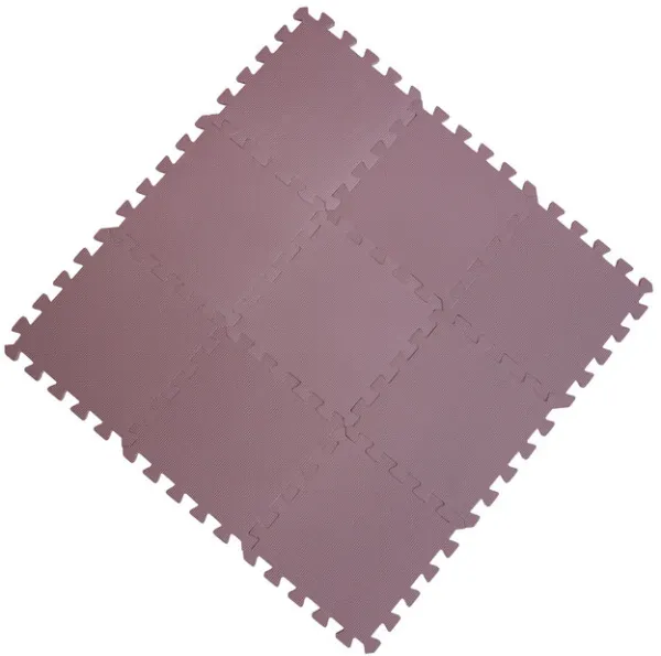 Skumlekeunderlag Bekids, Støvete rosa 9 stk.