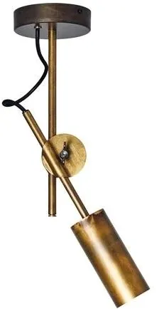 Konsthantverk Stav Spot Enkel Taklampe Rå Messing