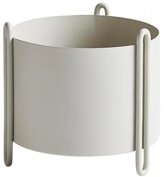 Woud Pidestall Krukke Liten Grå