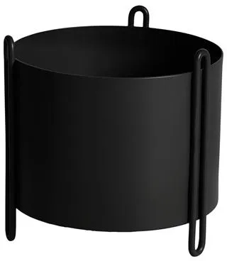 Woud Pidestall Potteplante Liten Svart