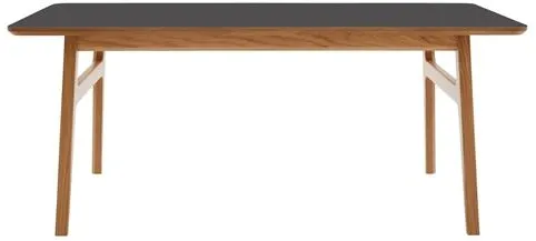 Magnus Olesen Freya Sofabord Massiv Lakkert Eik/Linoleum Svart 4023 Forbo L 120 x B 60 x H 50