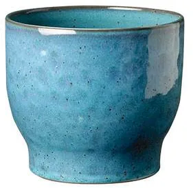 Knabstrup Keramik blomsterpotte, støvete blå - Ø:16,5 cm