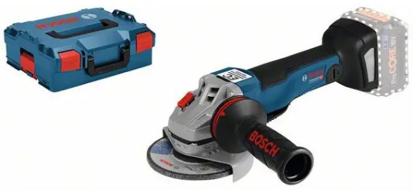 Bosch batteridrevet vinkelsliper GWS 18V-10 PC SOLO L-BOXX